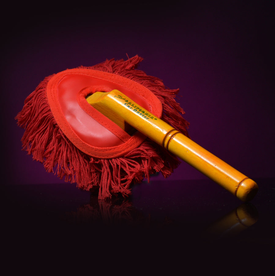 The Original California Car Duster™ Mini Duster Wooden Handel